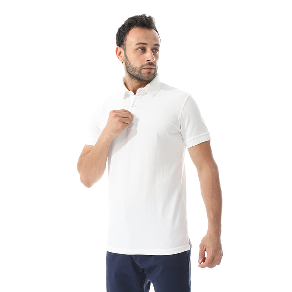 Pique Pattern Polo Shirt