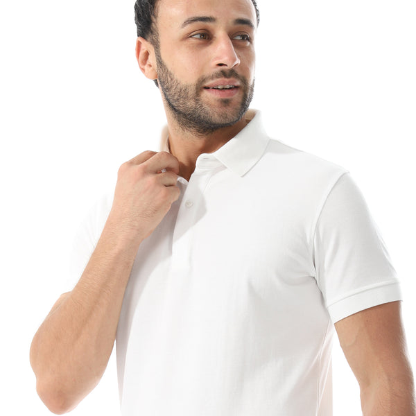 Pique Pattern Polo Shirt