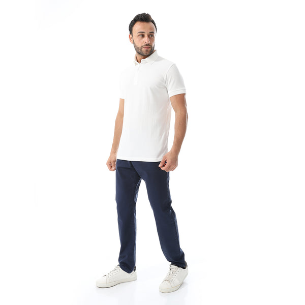 Pique Pattern Polo Shirt