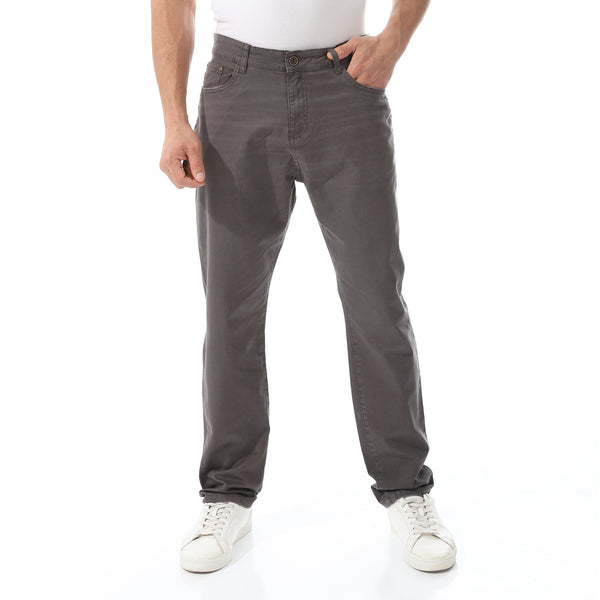 Straight Leg Gabardine Pants