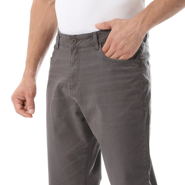 Straight Leg Gabardine Pants