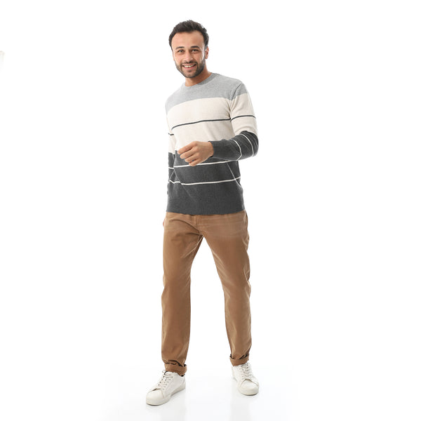 Straight Leg Gabardine Pants
