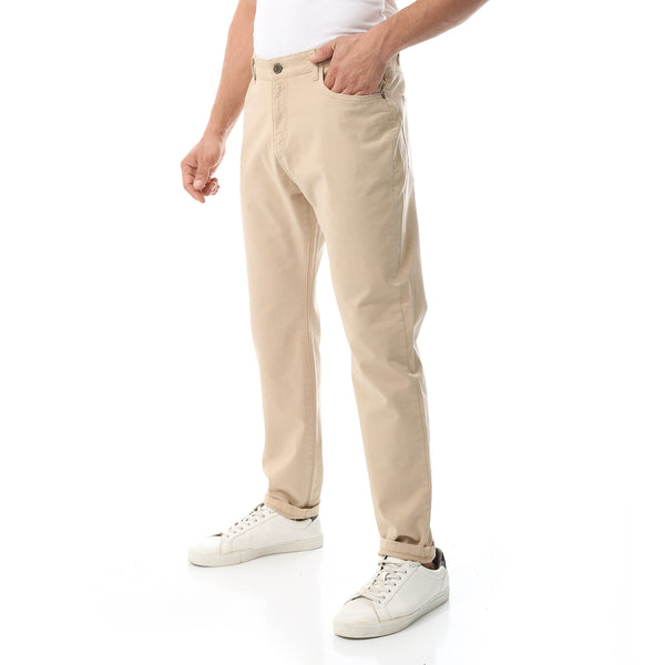 Straight Leg Gabardine Pants