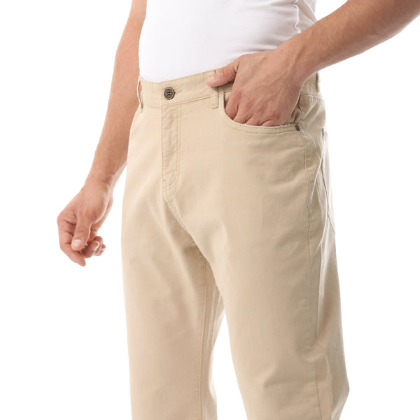 Straight Leg Gabardine Pants