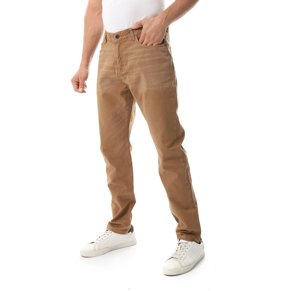Straight Leg Gabardine Pants