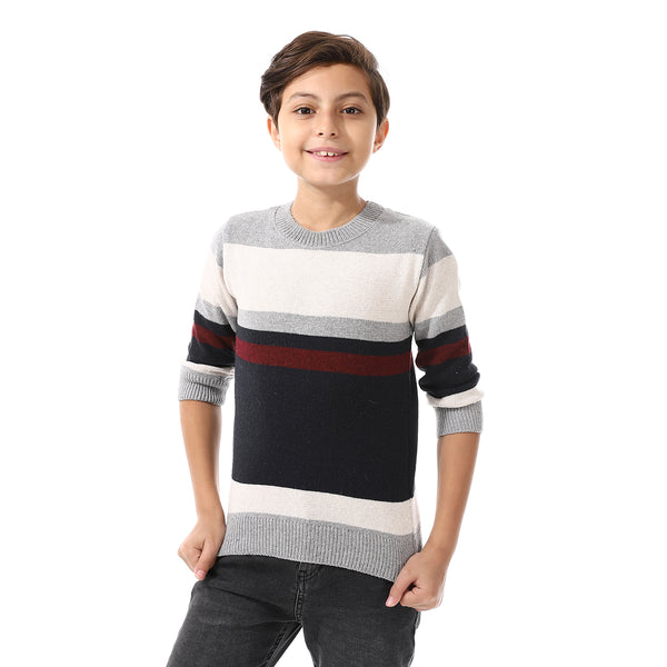 _Slip_On_Round_Collar_Boys_Pullover