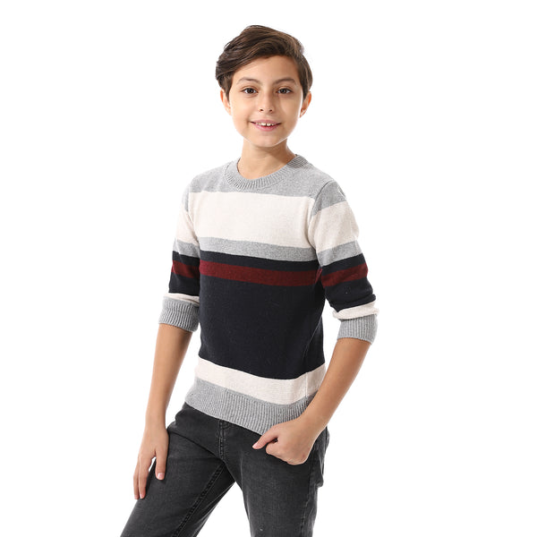 _Slip_On_Round_Collar_Boys_Pullover