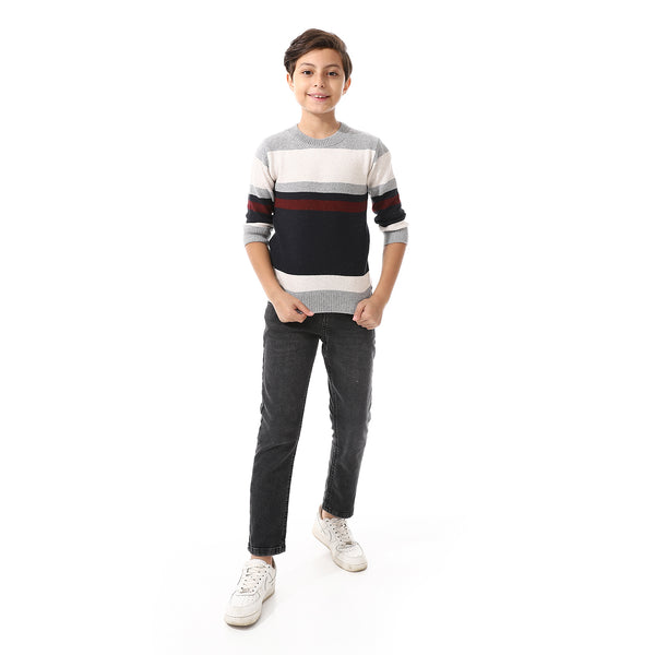 _Slip_On_Round_Collar_Boys_Pullover