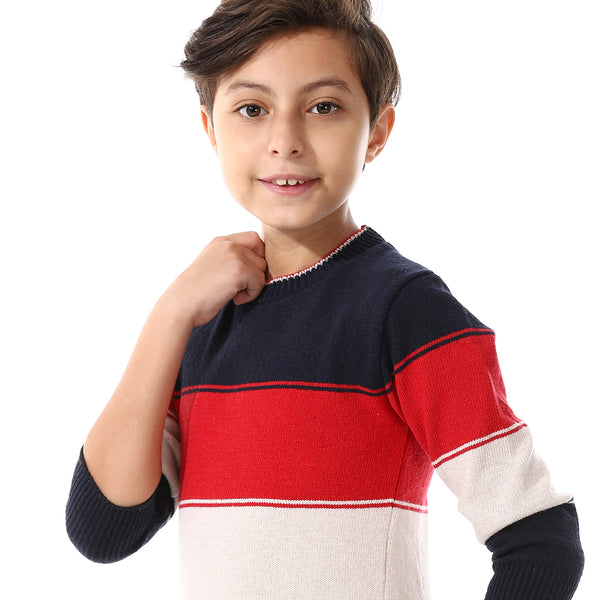 Wide_Stripes_Slip_On_Boys_Pullover_-_Navy_Blue,_Red_&_Off_White