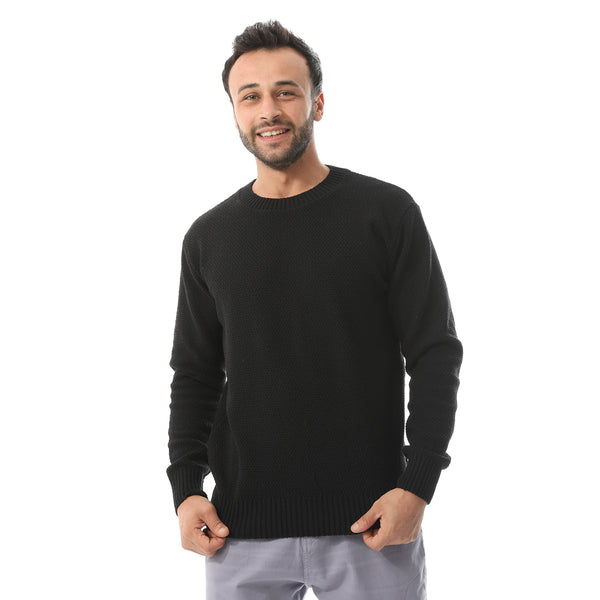 Round Collar Slip On Pullover