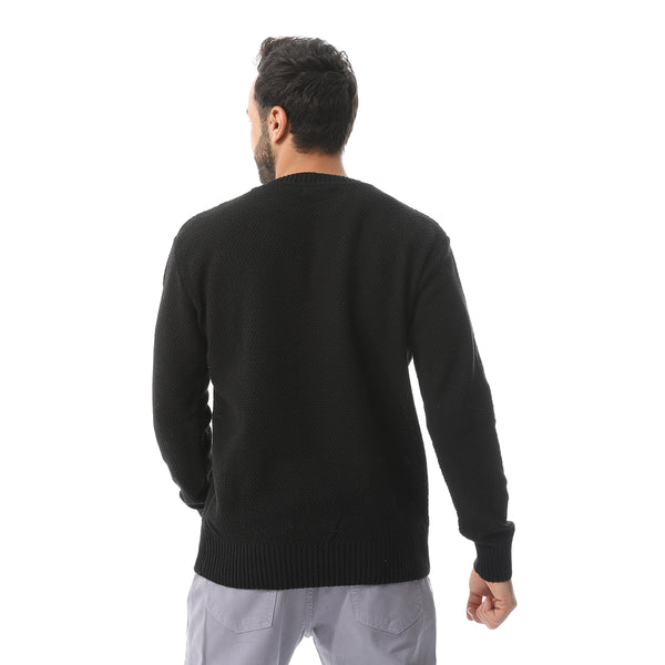 Round Collar Slip On Pullover