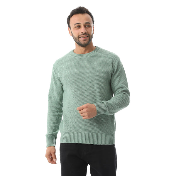 Round Collar Slip On Pullover