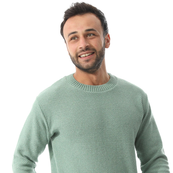 Round Collar Slip On Pullover