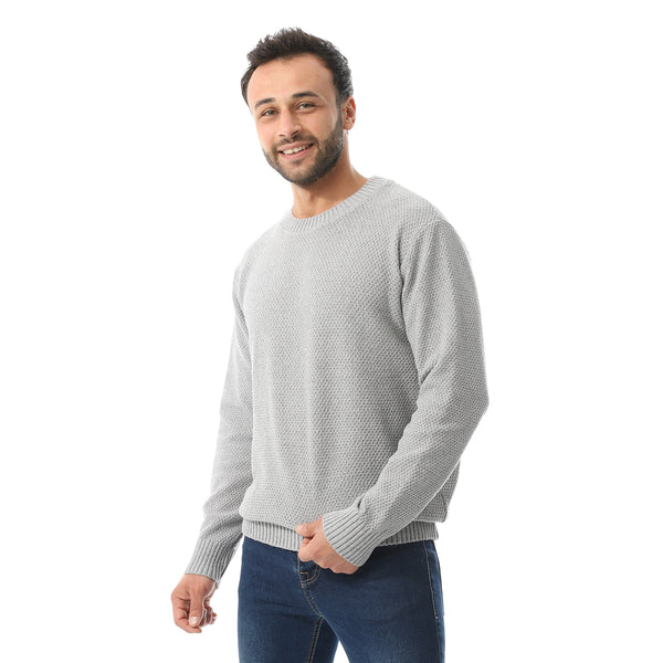 Round Collar Slip On Pullover