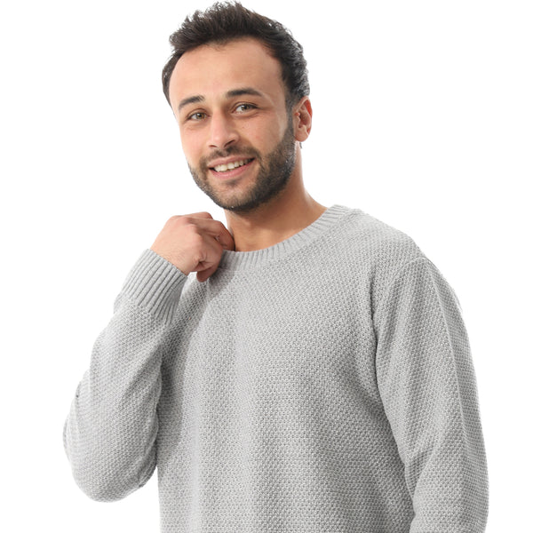 Round Collar Slip On Pullover