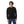 V-Neck Knitted Long Sleeves Pullover - Black