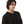 V-Neck Knitted Long Sleeves Pullover - Black