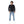 V-Neck Knitted Long Sleeves Pullover - Navy Blue