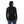 Ribbed Neck & Trim Zipper Sweater - Black