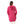 Hot Pink Save Memories Embroidered Pattern Hooded Sweater