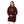 Long Sleeves Embroidered Sweater - Burgundy