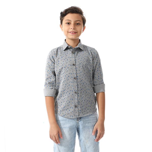 Printed Palm Tree Shirt For Boys