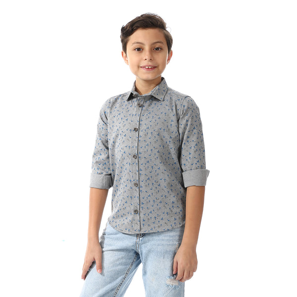 Printed Palm Tree Shirt For Boys