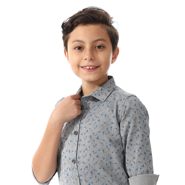 Printed Palm Tree Shirt For Boys
