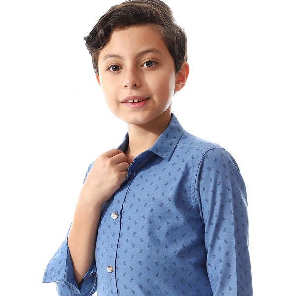 Printed Pattern Long Sleeves Shirt For Boys
