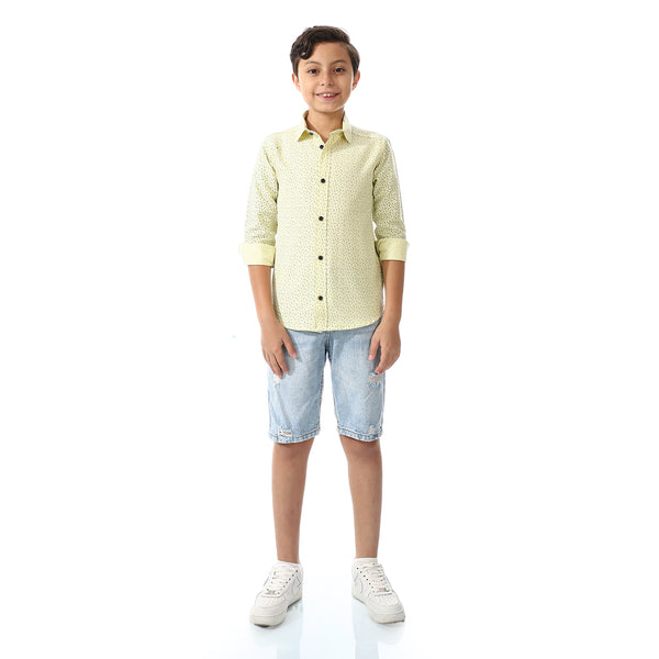 Casual Long Sleeves Shirt For Boys