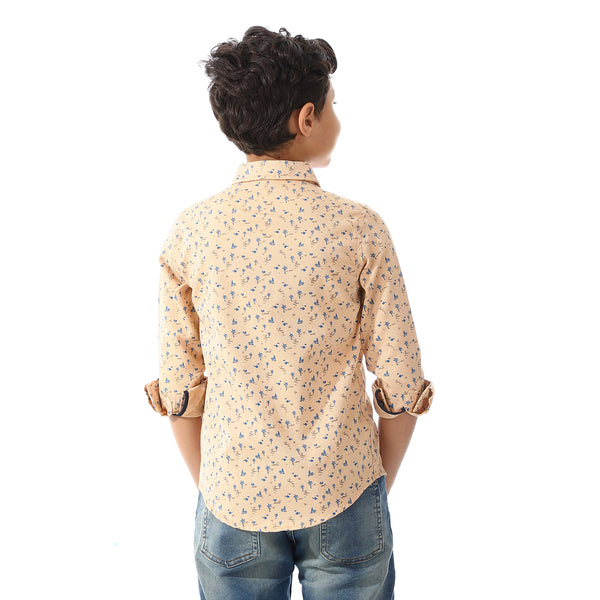 Printed Palm Tree Shirt For Boys