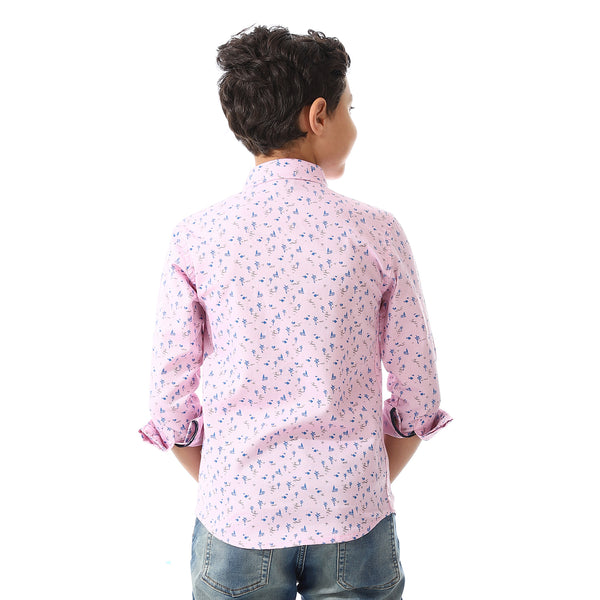 Printed Palm Tree Shirt For Boys