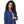 Turn-down-collar-plain-long-shirt-Navy