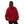 Long Sleeves Fleece Hoodie - Dark Red