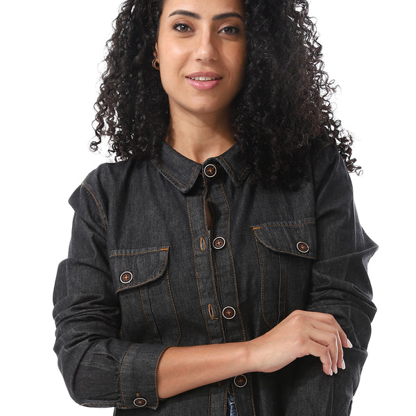 Grey_Long_Sleeves_Denim_Shirt