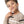 Round Collar Striped Boys Pullover - Dark Beige, Black & Off White
