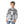 Self Pattern Long Sleeves Boys Pullover - Grey, Black & White