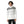 Zipper Knitted Long Sleeves Sweater - White & Grey