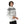 Zipper Knitted Long Sleeves Sweater - White & Grey