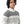 Zipper Knitted Long Sleeves Sweater - White & Grey