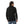 Upper Zipper Through Long Sleeves Pullover - Black