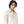 Upper Zipper Through Long Sleeves Pullover - Off White