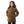 Grayish_Brown_Quilted_Hooded_Girls_Jacket