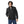 Padded Gabardine Zipper Jacket - Black