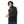 Padded Gabardine Zipper Jacket - Black