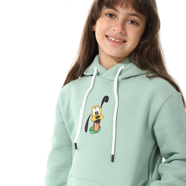 Printed_Girls_Hoodie_With_Pocket_-_Mint