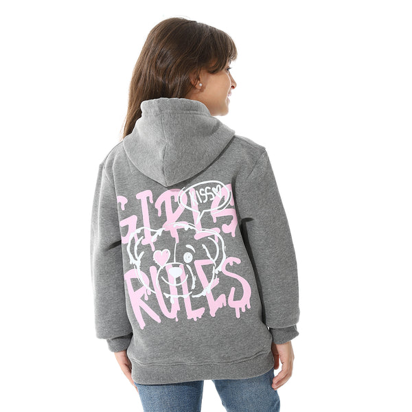Printed_Girls_Hoodie_With_Pocket_-_Dark_Grey
