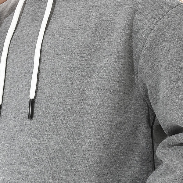 Printed_Girls_Hoodie_With_Pocket_-_Dark_Grey