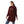 Embroidered Long Sleeves Hooded Sweater - Burgundy