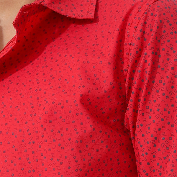 Squares_Long_Sleeves_Boys_Shirt_Red